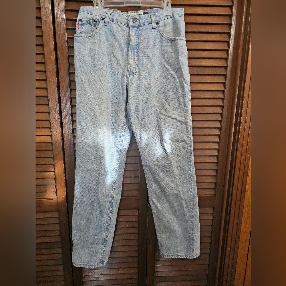 Vintage Bugle Boy Men’s Jeans 34x34 Light Wash 90s Denim